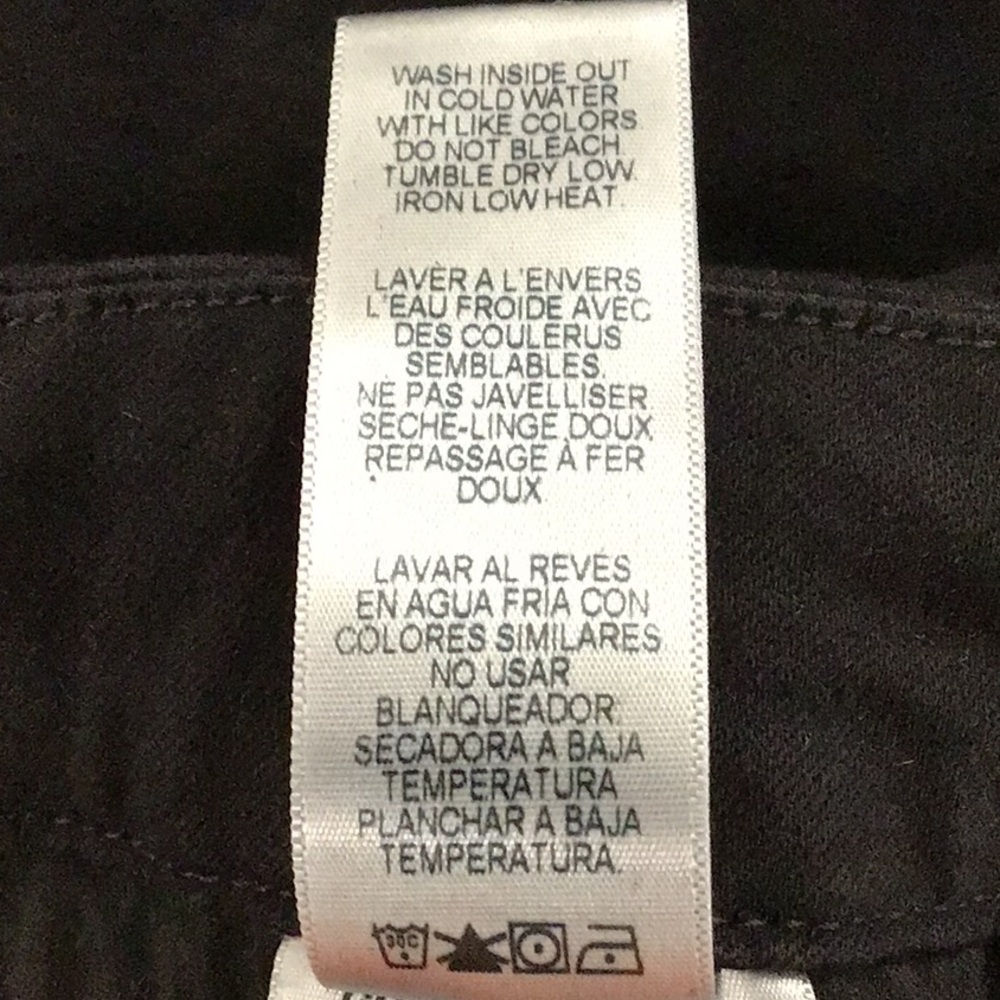 Good American Black Straight Leg Jeans size 6/28 - Picture 6 of 6